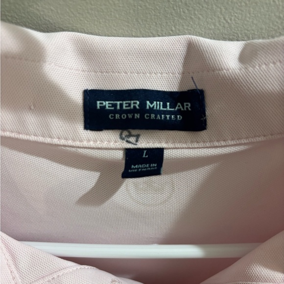 Peter Millar Soft Pink Polo Shirt - Picture 3 of 3